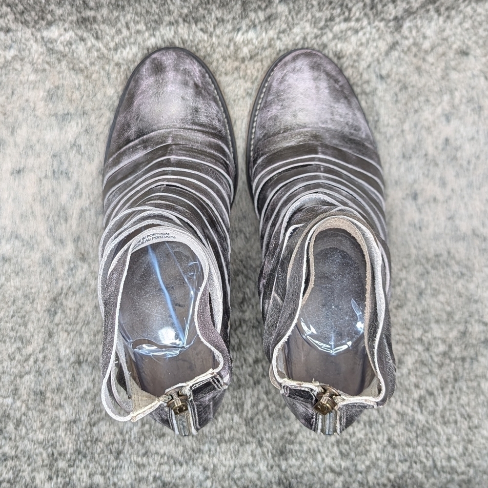 Free People Hybrid Strappy Bootie Metallic Silver Women's 7.5 - Picture 5 of 13